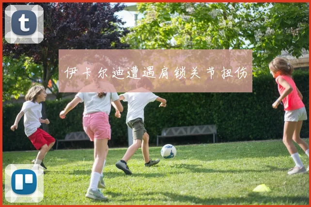伊卡尔迪遭遇肩锁关节扭伤