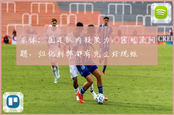 东体：国足队内凝聚力，团结没问题，归化利弊都有先立好规矩
